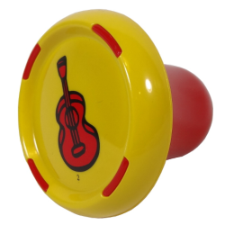 Music Builder Sound Plug with Brown Guitar pattern Music Builder Sound Plug with Brown Guitar pattern