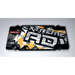 Technic, Panel Plate 5 x 11 x 1 with White and Dark Bluish Gray 'EXTREME' and 'ADV' on Stone Background Pattern (Sticker) - Set 42069