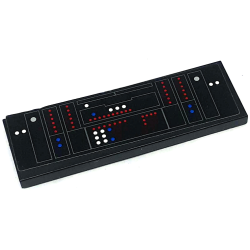 Tile 2 x 6 with SW Inquisitor Transport Scythe Control Panel with Red, White and Blue Dots Pattern (Sticker) - Set 75336