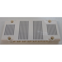 Technic, Panel Plate 5 x 11 x 1 with Black Grille Lines Pattern (Sticker) - Set 42100