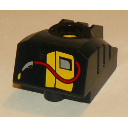 Duplo, Toolo MyBot Engine Program Brick with Yellow Gas / Fuel Pump Pattern