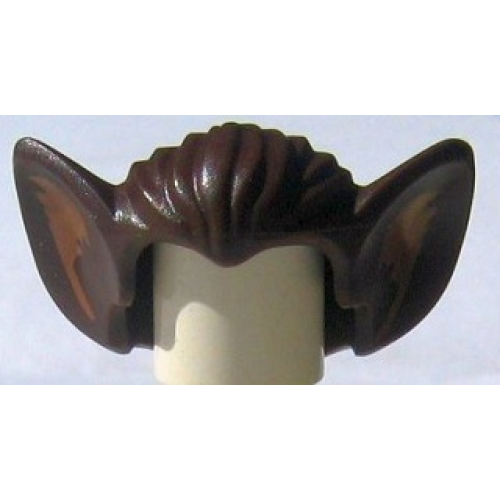 Деталь LEGO 10301pb01 Minifigure, Hair Bat Ears with Medium Nougat Inner Ear Pattern