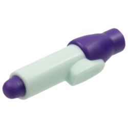 Minifigure, Utensil Pen with Molded Dark Purple Tip and Cap Pattern