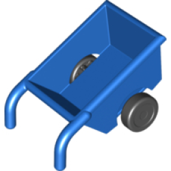 Duplo Wheelbarrow with Thick Black Wheels Duplo Wheelbarrow with Thick Black Wheels