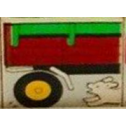 Duplo, Tile 2 x 2 x 1 with Farming Mosaic Picture 15 Pattern Duplo, Tile 2 x 2 x 1 with Farming Mosaic Picture 15 Pattern