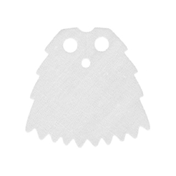 Minifigure Cape Cloth, Serrated Edges