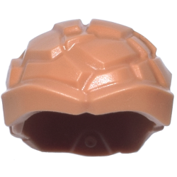 Minifigure, Headgear Head Top, Cracked Rock with Thick Rounded Eyebrows Minifigure, Headgear Head Top, Cracked Rock with Thick Rounded Eyebrows