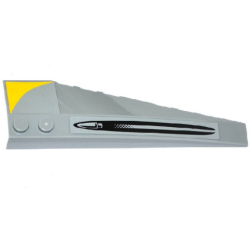 Wedge 10 x 3 Left with Cannon Ridge and Yellow Triangle Pattern (Stickers) - Set 75092 Wedge 10 x 3 Left with Cannon Ridge and Yellow Triangle Pattern (Stickers) - Set 75092