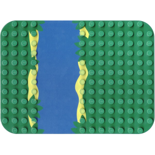 Деталь LEGO 31074 Duplo, Baseplate 12 x 16 with River Pattern