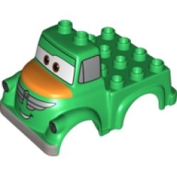 Duplo Car Body Truck with Disney Planes Chug Pattern Duplo Car Body Truck with Disney Planes Chug Pattern