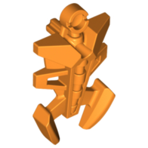 Деталь LEGO 87790 Bionicle Armor Small Triangular with Pincer End - Orange