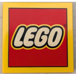 Tile 4 x 4 with LEGO Logo Pattern