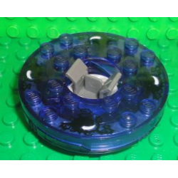 Turntable 6 x 6 x 1 1/3 Round Base with Trans-Purple Top and Black and White Pattern (Ninjago Spinner) Turntable 6 x 6 x 1 1/3 Round Base with Trans-Purple Top and Black and White Pattern (Ninjago Spinner)