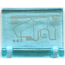 Minifigure, Utensil Book Cover with Infinity Gauntlet / Gorilla Fist Schematic and Pie Chart Pattern (Sticker) - Set 76192 Minifigure, Utensil Book Cover with Infinity Gauntlet / Gorilla Fist Schematic and Pie Chart Pattern (Sticker) - Set 76192