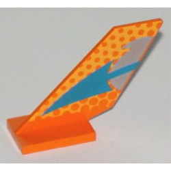 Tail Shuttle with Blue Arrow, Dot Fade Pattern