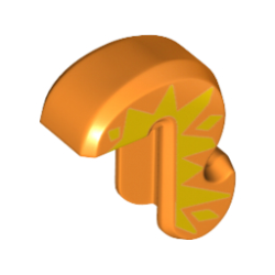 Cat Tail with Yellow Spikes Pattern Cat Tail with Yellow Spikes Pattern