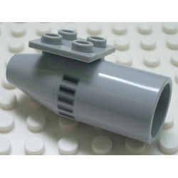 Engine, Smooth Large, 2 x 2 Thin Top Plate with Black Grille Pattern on Right Side (Sticker) - Set 5980 Engine, Smooth Large, 2 x 2 Thin Top Plate with Black Grille Pattern on Right Side (Sticker) - Set 5980