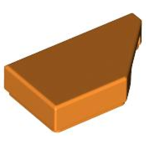 Деталь LEGO 5092 Tile, Modified 1 x 2 Wedge Right - Orange