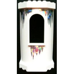 Belville Wall, Tower with Window with Icicles Pattern (Stickers) - Set 7581