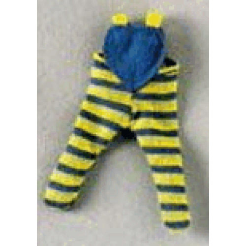 Деталь LEGO 22197 Scala, Clothes Baby Overalls with Blue Stripes Pattern