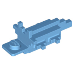 Axolotl Body Pixelated - Medium Blue Axolotl Body Pixelated - Medium Blue