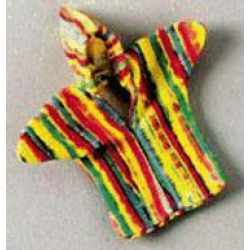 Scala, Clothes Baby Jacket with Hood and Rainbow Pattern