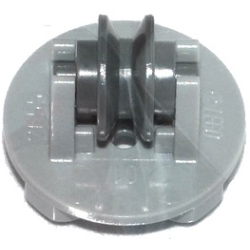 Plate, Round 2 x 2 Thin with Wheel Holder with Dark Bluish Gray Pulley Wheel (2655 / 3464) Plate, Round 2 x 2 Thin with Wheel Holder with Dark Bluish Gray Pulley Wheel (2655 / 3464)