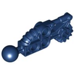 Bionicle Toa Hordika Arm Lower Section with Ball Joint - Dark Blue