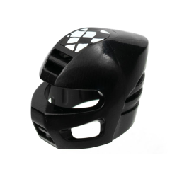 Technic, Figure Accessory Competition Helmet with Checkered Flag Pattern (Sticker) - Set 8300