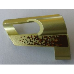 Technic, Panel Fairing # 6 Small Short, Large Hole, Side B with Mud Pattern 1 (Sticker) - Set 8465 Technic, Panel Fairing # 6 Small Short, Large Hole, Side B with Mud Pattern 1 (Sticker) - Set 8465