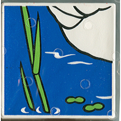 Duplo, Tile 2 x 2 x 1 with Duck Mosaic Picture 04 Pattern