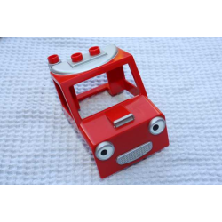 Duplo Cabin Truck with Silver Grille and Headlight Eyes Pattern (Packer)