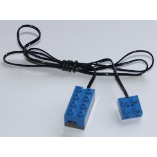 Деталь LEGO 2982c104 Electric Sensor, Light with Non-Removable Lead, 104 Studs Long, Blue Connector