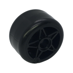 Wheel 24 x 15 with Pin Hole with Molded Black Hard Plastic Tire Pattern Wheel 24 x 15 with Pin Hole with Molded Black Hard Plastic Tire Pattern