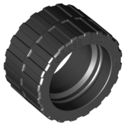 Деталь LEGO 89201 Tire 24 x 14 Shallow Tread, Band Around Center of Tread