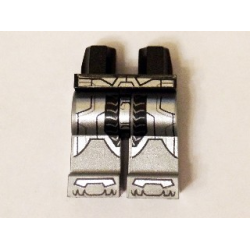 Hips and Flat Silver Legs with Silver and Black Armor Pattern Hips and Flat Silver Legs with Silver and Black Armor Pattern