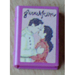 Minifigure, Utensil Book 2 x 3 with Man and Woman Kissing Pattern (Sticker) - Sets 3108 / 3290 Minifigure, Utensil Book 2 x 3 with Man and Woman Kissing Pattern (Sticker) - Sets 3108 / 3290
