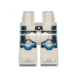 Hips and Legs with SW Clone Trooper Armor, Blue Markings and Dark Blue Kama Pattern Hips and Legs with SW Clone Trooper Armor, Blue Markings and Dark Blue Kama Pattern