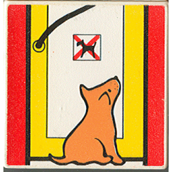 Duplo, Tile 2 x 2 x 1 with Town Mosaic Picture 16 Pattern