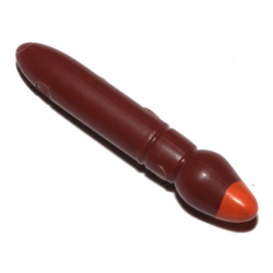 Minifigure, Utensil Paint Brush with Orange Tip Pattern