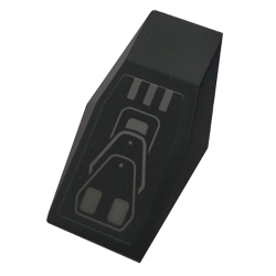 Large Figure Armor Plate Small with Hull Plates Pattern (Sticker) - Set 76118