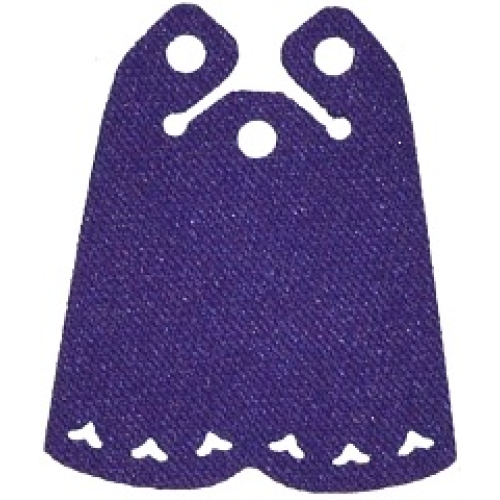 Деталь LEGO 21497 Mini Doll, Cape Cloth, Friends, 2 Bottom Curves, Long with 3 Small Top Holes and Heart Shaped Holes