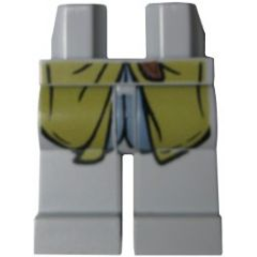 Деталь LEGO 970c00pb0163 Hips and Legs with Olive Green Coattails Pattern (Legolas)