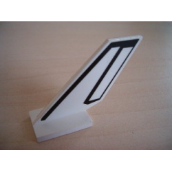 Tail Shuttle with Black Line Pattern on Both Sides (Stickers) - Sets 6339 / 6544