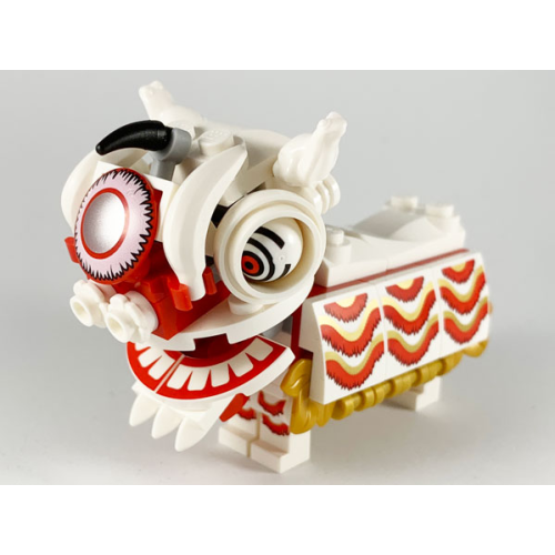 Деталь LEGO spa0043 Lion Dance Costume White - Brick Built