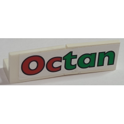 Stickered Assembly 4 x 1 x 1 with Octan on White Background Pattern (Sticker) - Set 6337 - 2 Panel 1 x 2 x 1 Stickered Assembly 4 x 1 x 1 with Octan on White Background Pattern (Sticker) - Set 6337 - 2 Panel 1 x 2 x 1