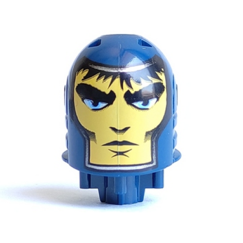 Деталь LEGO bb0153pb10 Large Figure Head with Jayko, Sir Pattern - Series 2