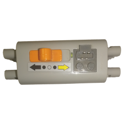 Electric 9V Battery Box 4 x 11 x 7 PF with Black and Yellow Arrows Pattern (Sticker) - Set 9397 Electric 9V Battery Box 4 x 11 x 7 PF with Black and Yellow Arrows Pattern (Sticker) - Set 9397