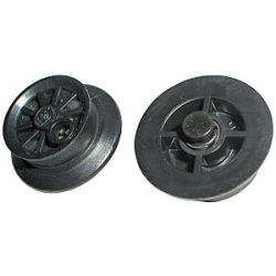 Train Wheel, Middle Wheel for 12V Motor - Black