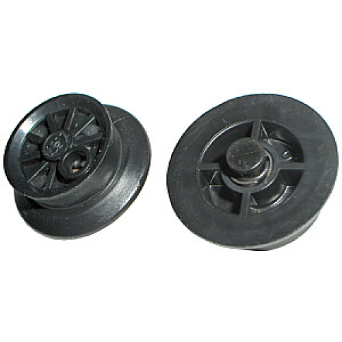 Деталь LEGO bb0012v2 Train Wheel, Middle Wheel for 12V Motor - Black